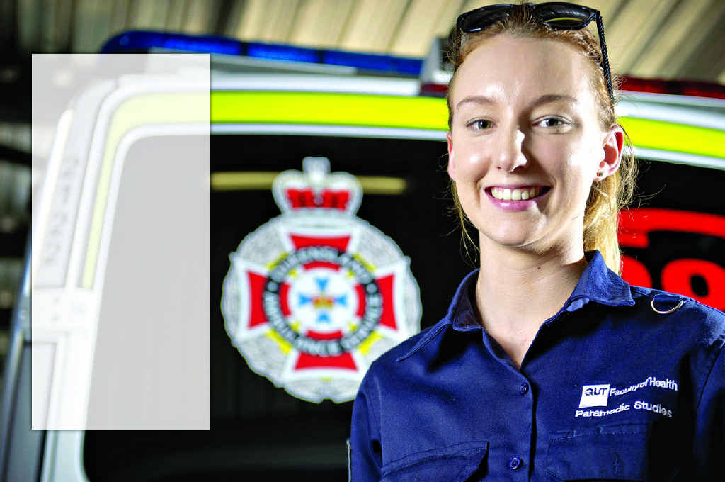 Bethany Rolton has finished her studies at QUT and is now a qualified paramedic. Bethany Rolton has finished her studies at QUT and is now a qualified paramedic.